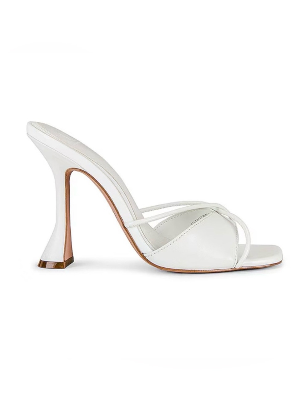 Jennifer Lopez White Strappy Sculpted Heel Sandal